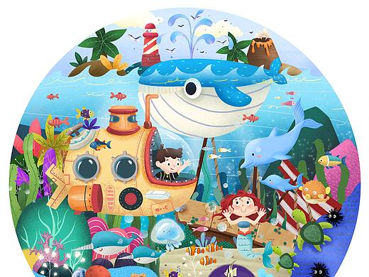 海底世界拼图