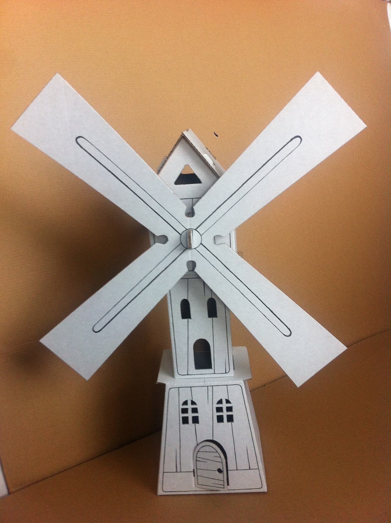 瓦楞纸桌面农场模型|手工艺|手办/模玩|王辰_原创作品-站酷zcool