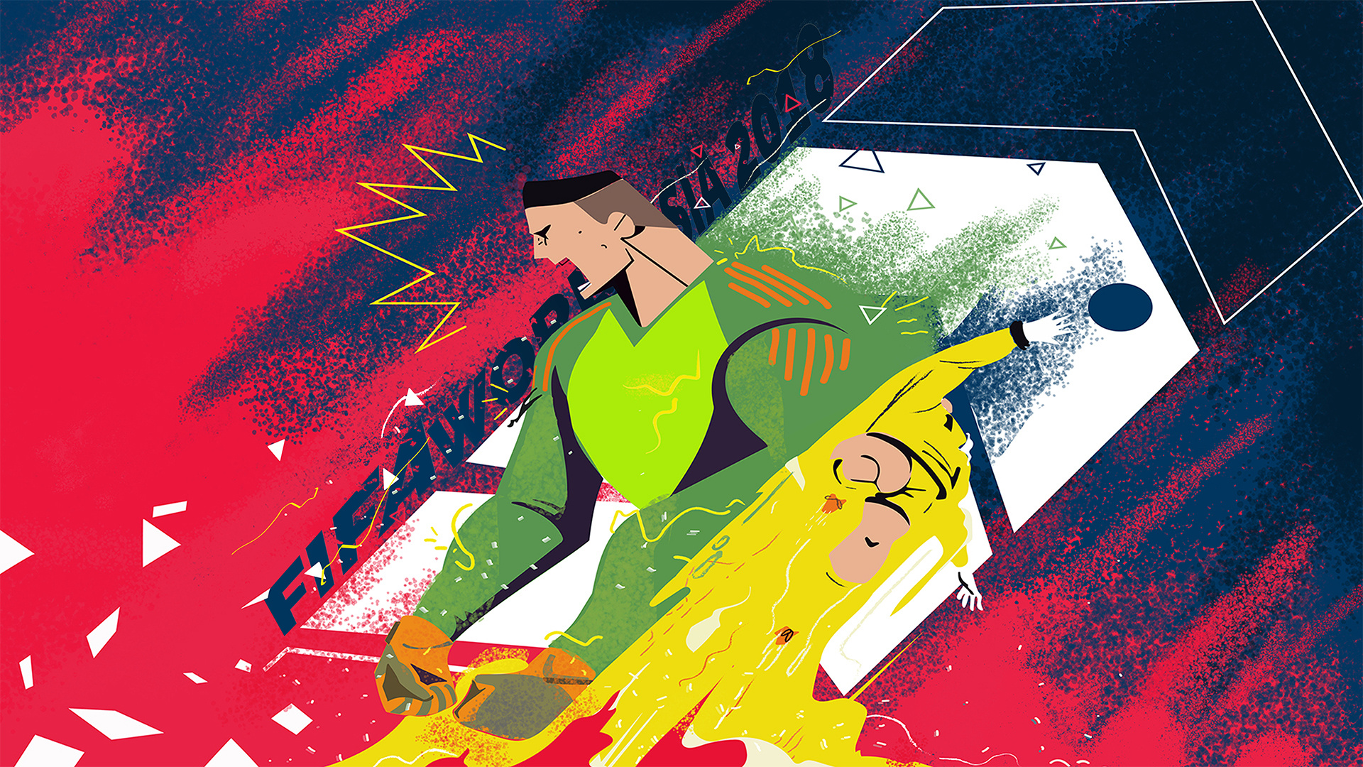 手绘插画风格海报