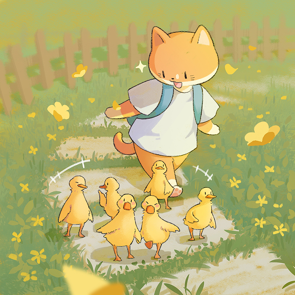 《橘橘的小小旅行》系列插画