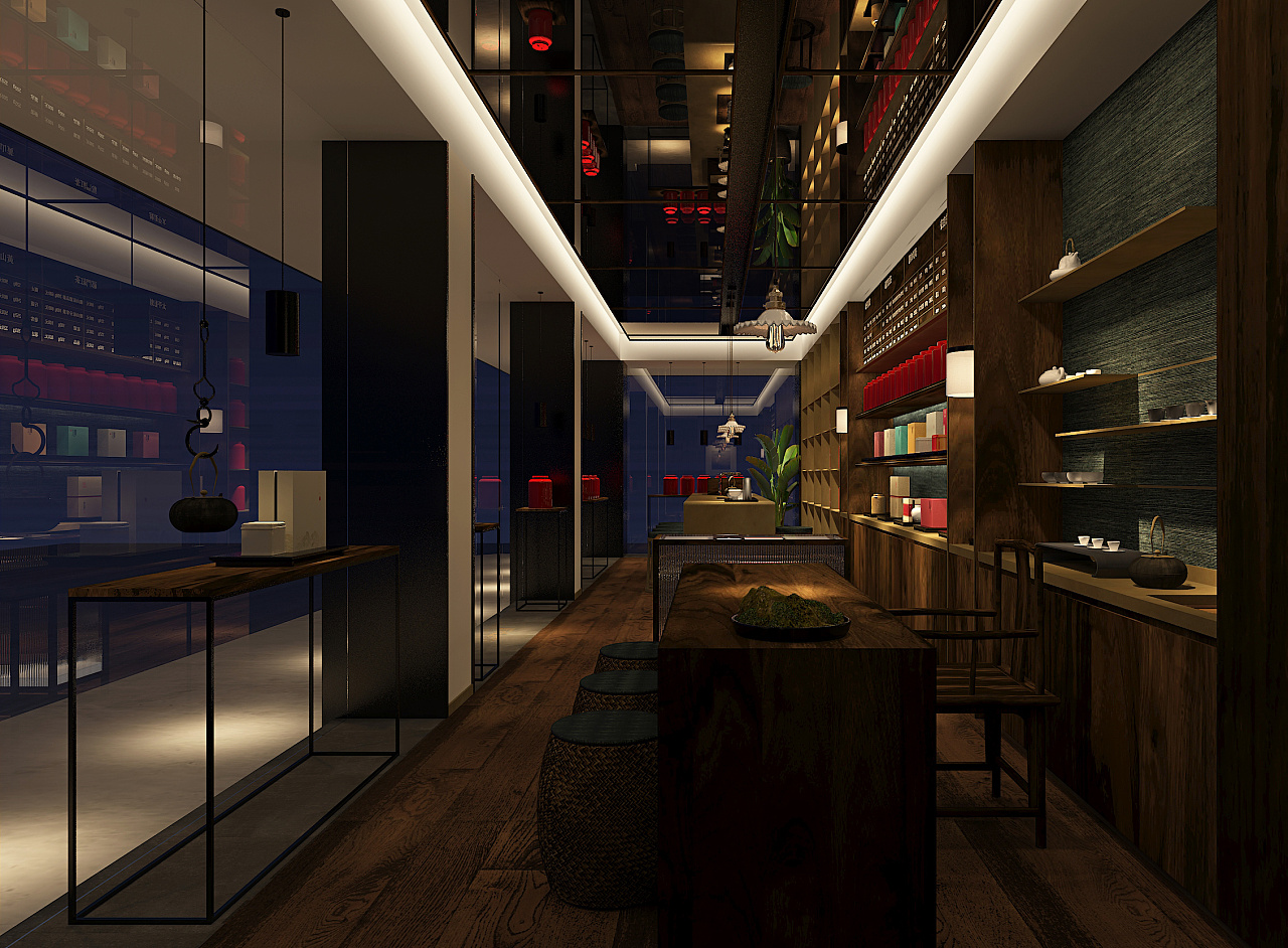 皖南茶行|空间|家装设计|由李设计 - 原创作品 - 站酷 (zcool)