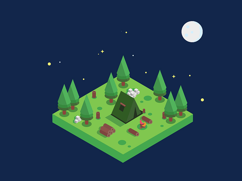 2.5D插画小练习（图ZNjM4MTcyMzY=） - 其他UI - 站酷设计师ill4lli原创素材 - 站酷ZCOOL