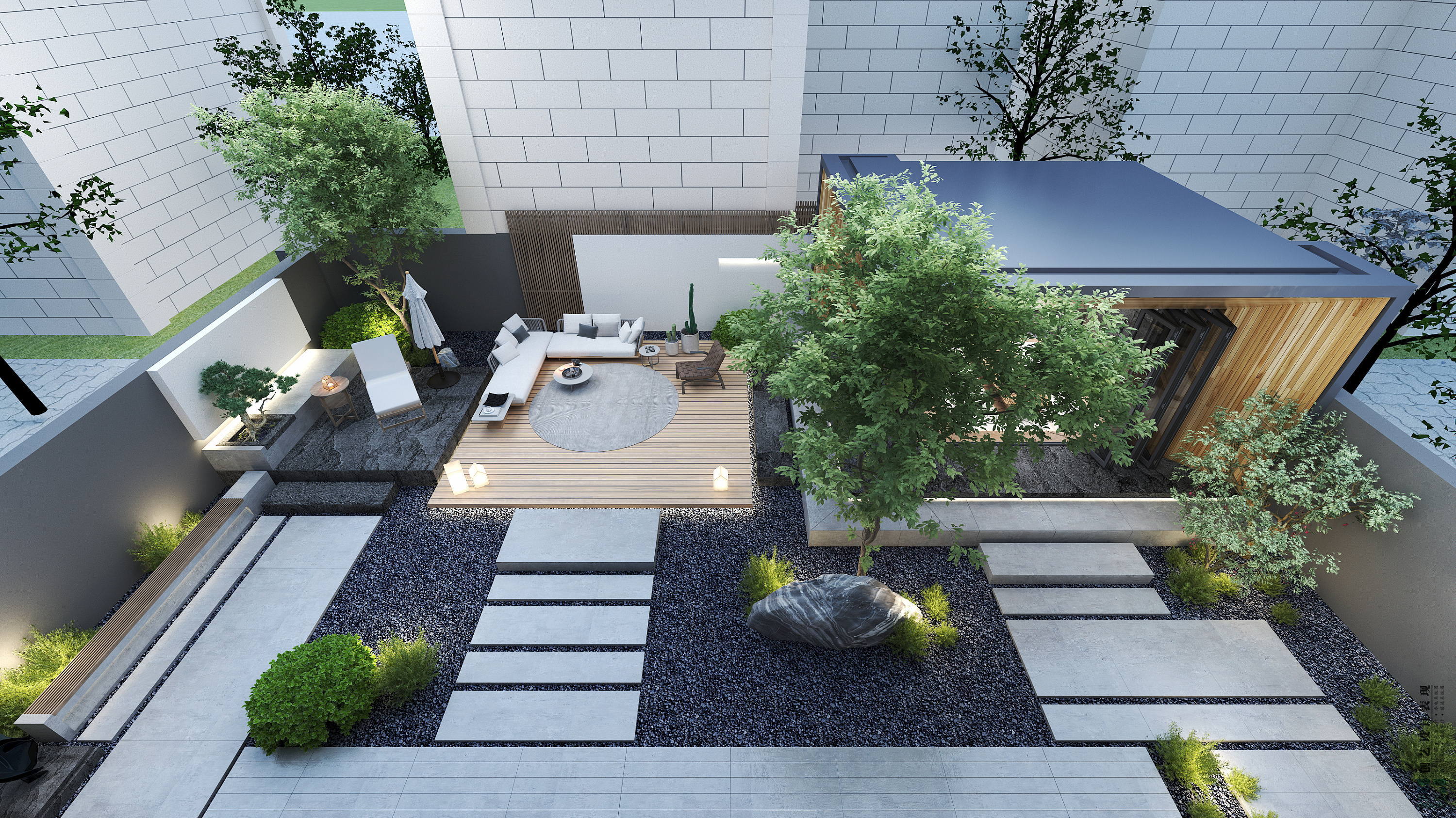 别墅——庭院外景