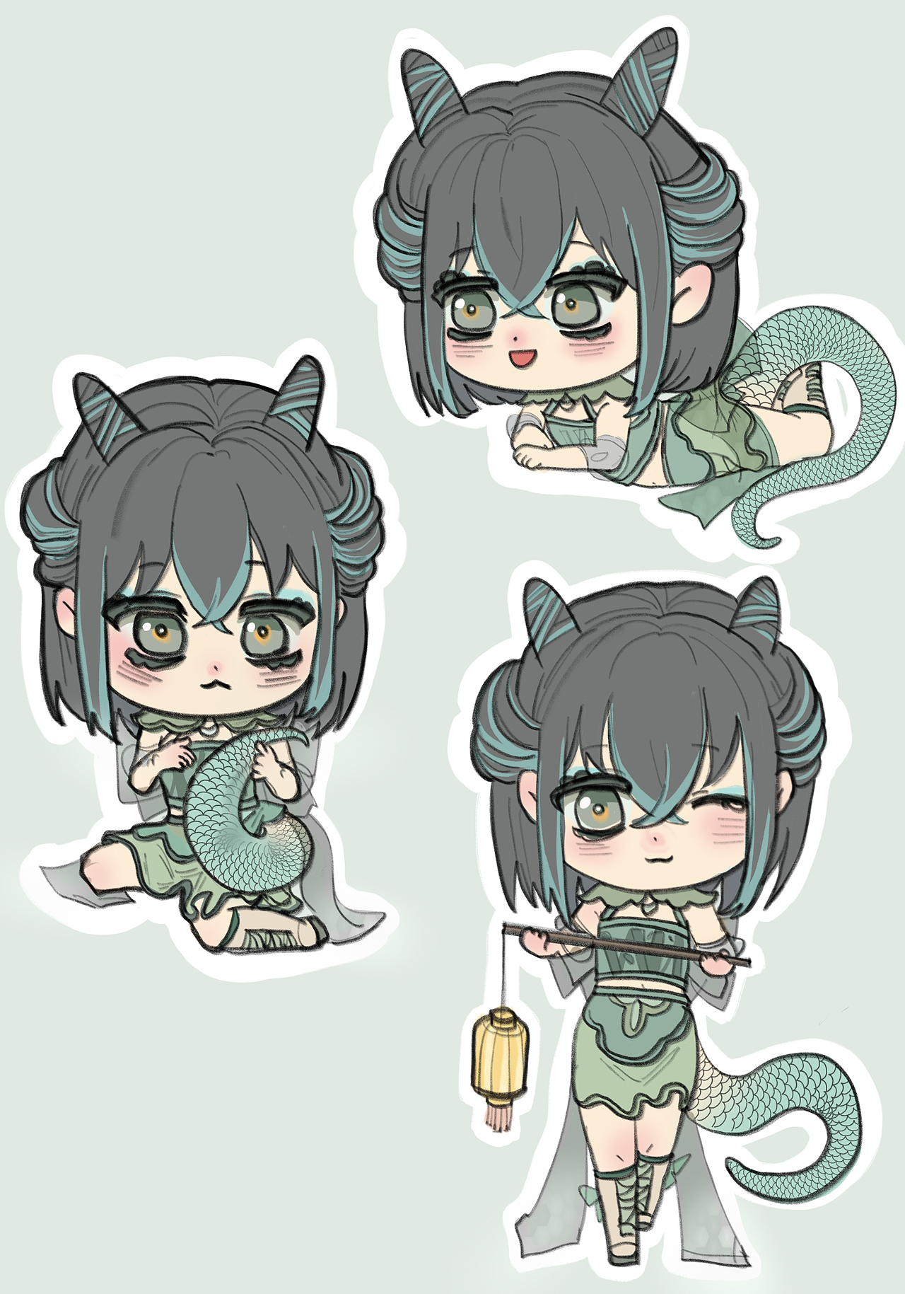 《白蛇传》人物ip形象再设计（图ZMzA4MjExOTA0） - IP形象 - 站酷设计师Licoling原创素材 - 站酷ZCOOL