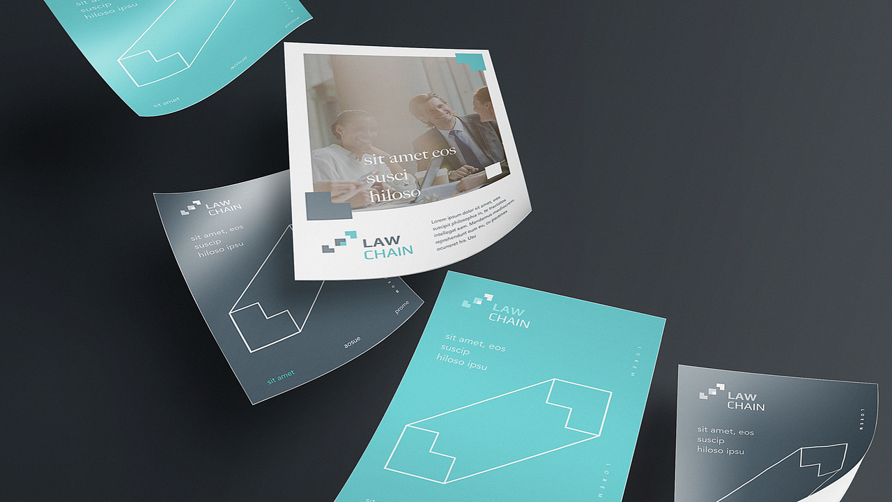 律师logo 律师 区块链vi 金融logo LawChain