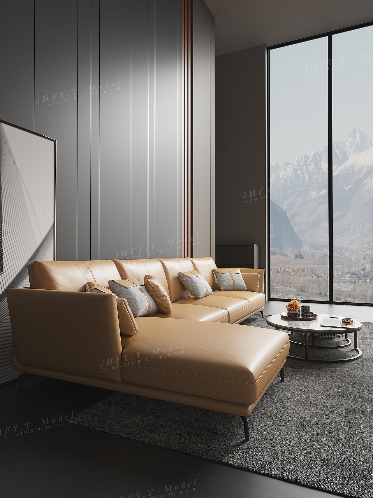 有品公馆·现代真皮沙发（图ZMjIwOTc2NjA4） - 生活用品 - 站酷设计师JHFY丶T原创素材 - 站酷ZCOOL