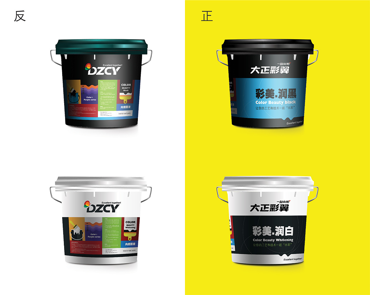 大正彩翼艺术涂料包装设计