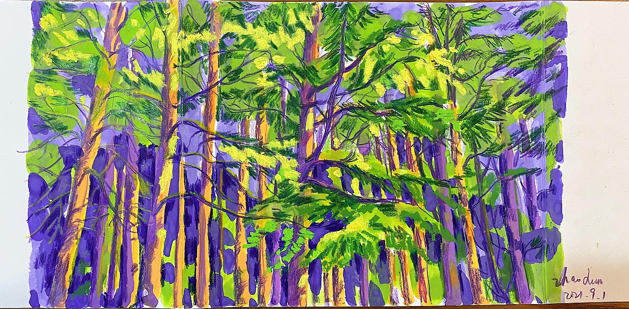 水彩油画棒彩铅（图ZMjc2ODE2MTgw） - 创作习作 - 站酷设计师赵烨珣原创素材 - 站酷ZCOOL