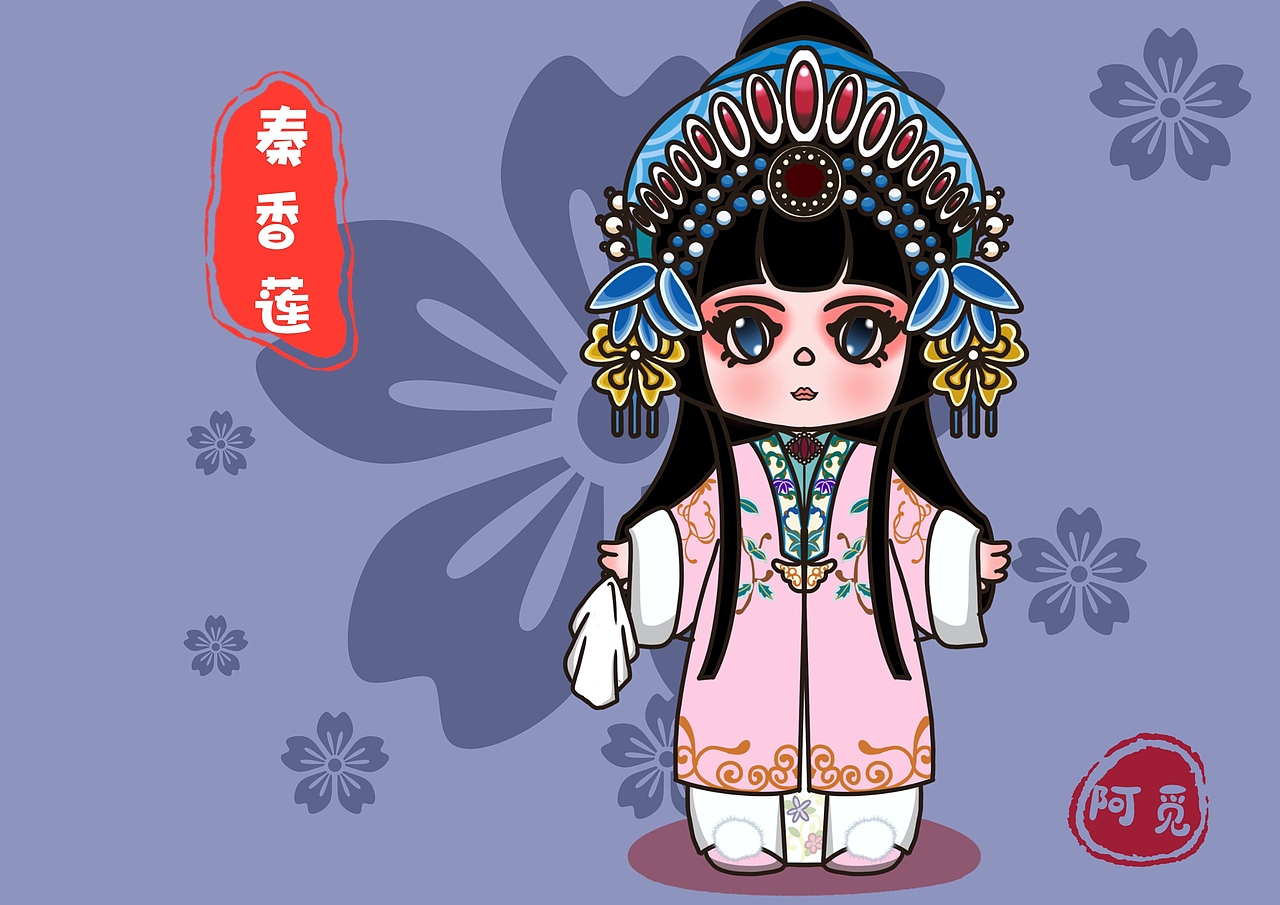 戏剧ip形象京剧国潮脸谱