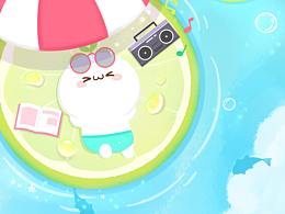 之前的個人工作圖（長草顏團子篇）