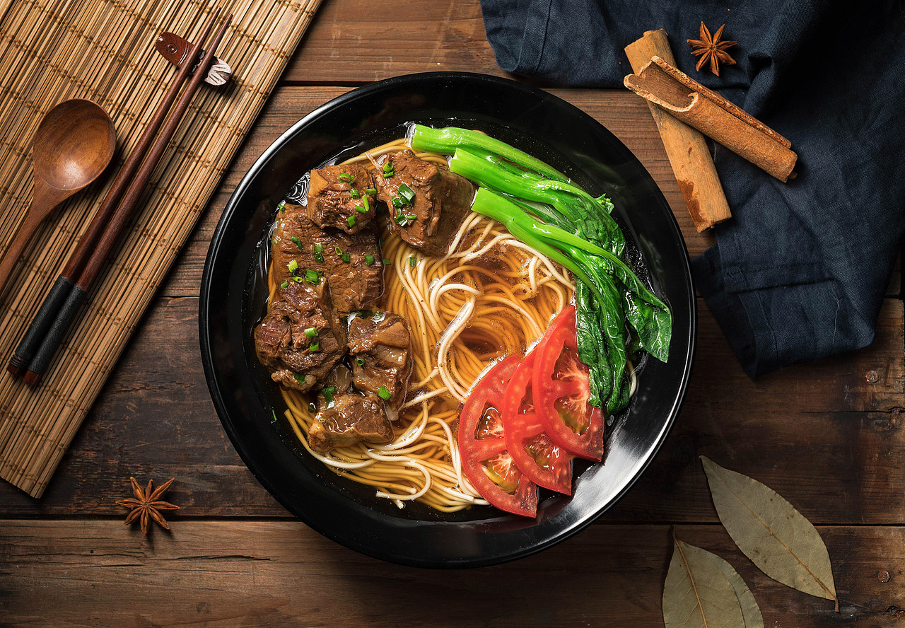 面馆大碗面一组 南京本地美食摄影 饭店摄影 菜单摄影