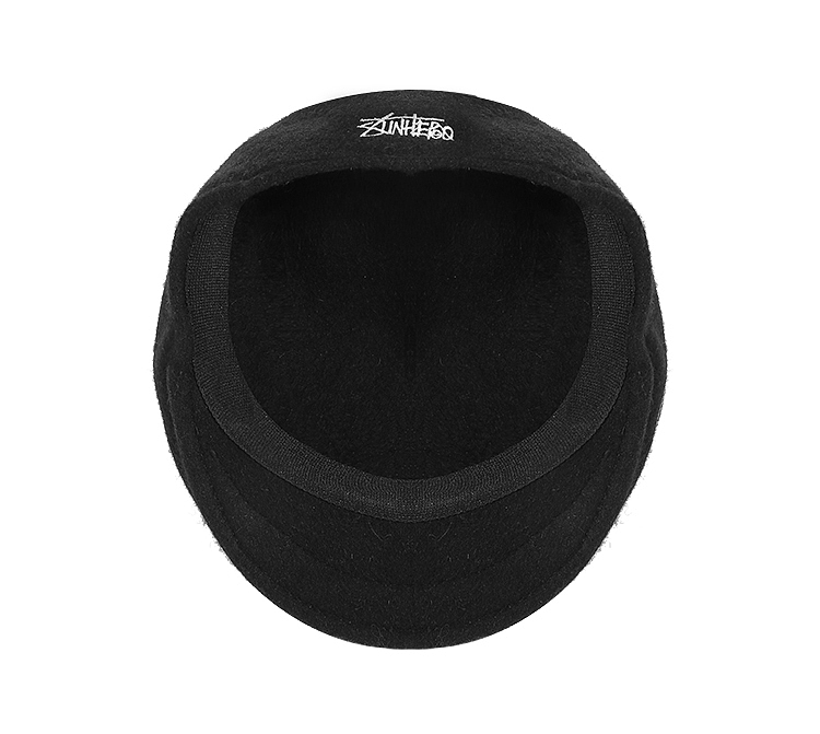 sunhero黑色貝雷帽男女反戴復(fù)古潮牌雅痞畫家帽秋冬ins（圖ZMjM1NDYzMzQ4） - 其他服裝 - 站酷設(shè)計(jì)師SUNHERO潮帽品牌原創(chuàng)素材 - 站酷ZCOOL