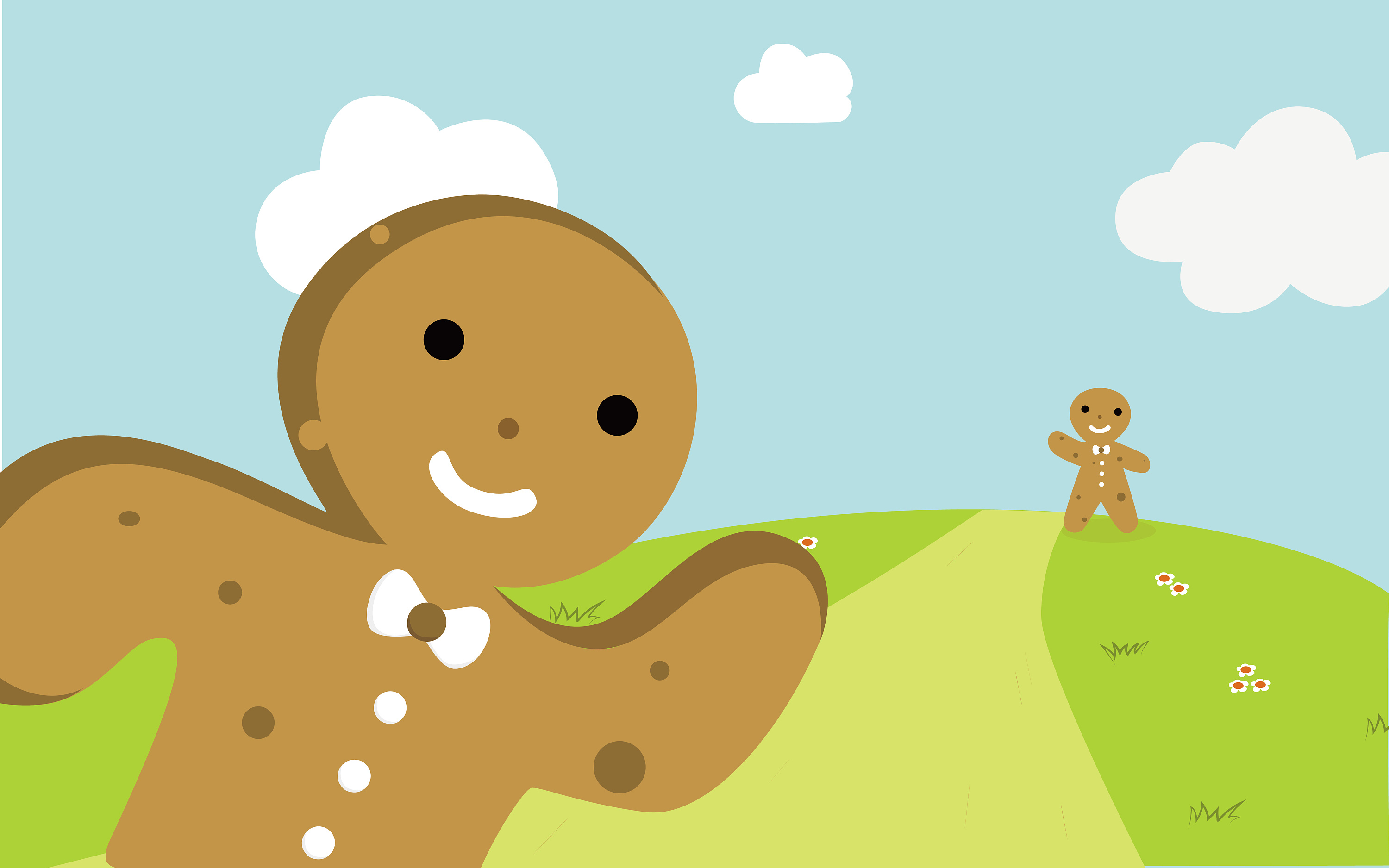 《姜饼人》绘本绘制|插画|儿童插画|diudiu铲屎官 - 原创作品 - 站酷