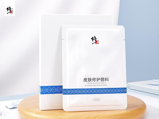 修正品牌皮肤修护敷料视觉分享首页主图详情设计