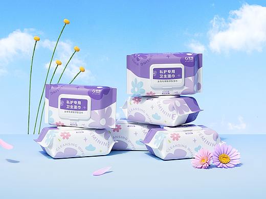 礼想抱福｜私户专用卫生湿巾 / 包装设计