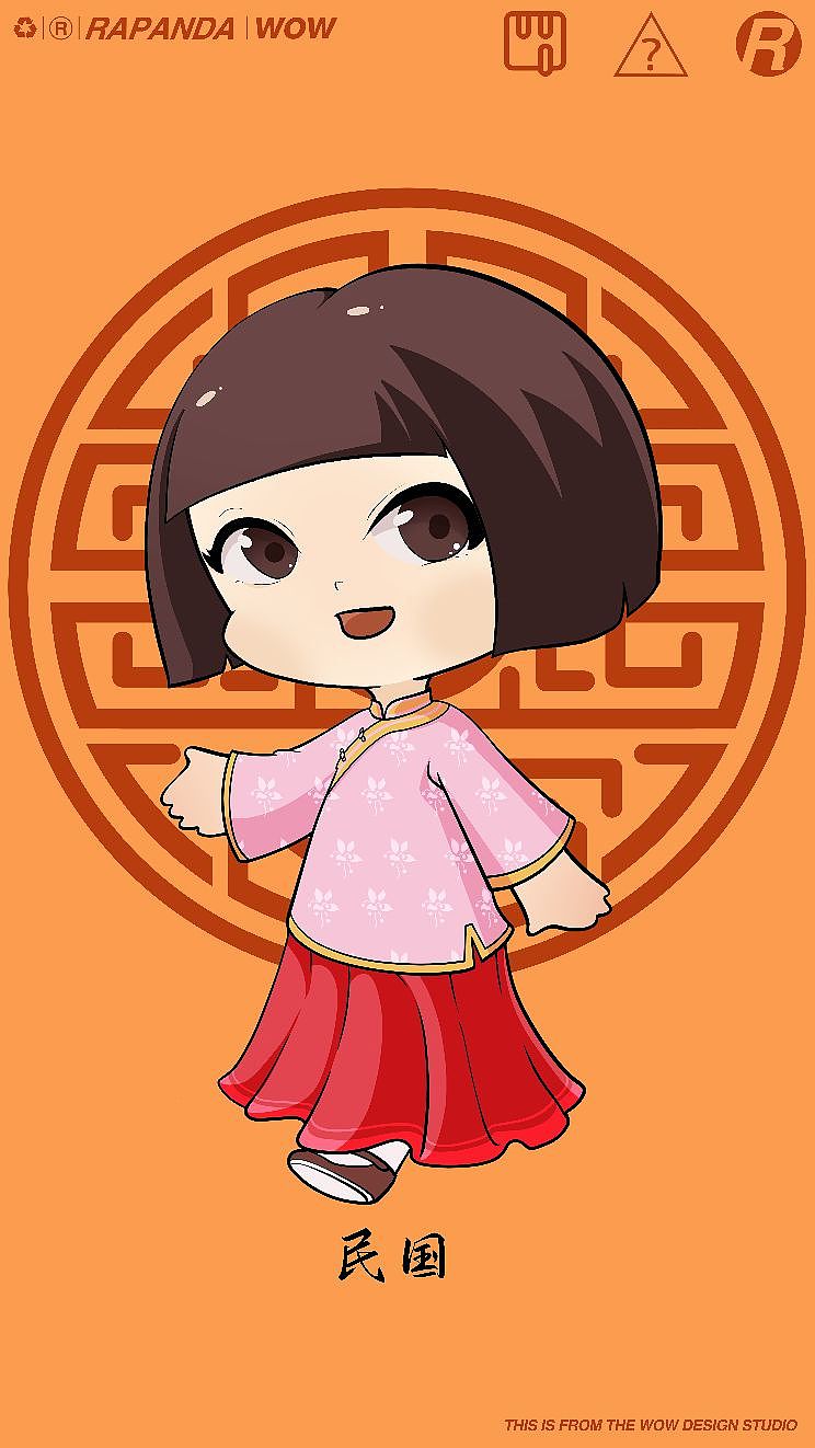 中国古代历朝女性服饰（图ZMzI5MTkzMjY4） - 儿童插画 - 站酷设计师無我设计原创素材 - 站酷ZCOOL