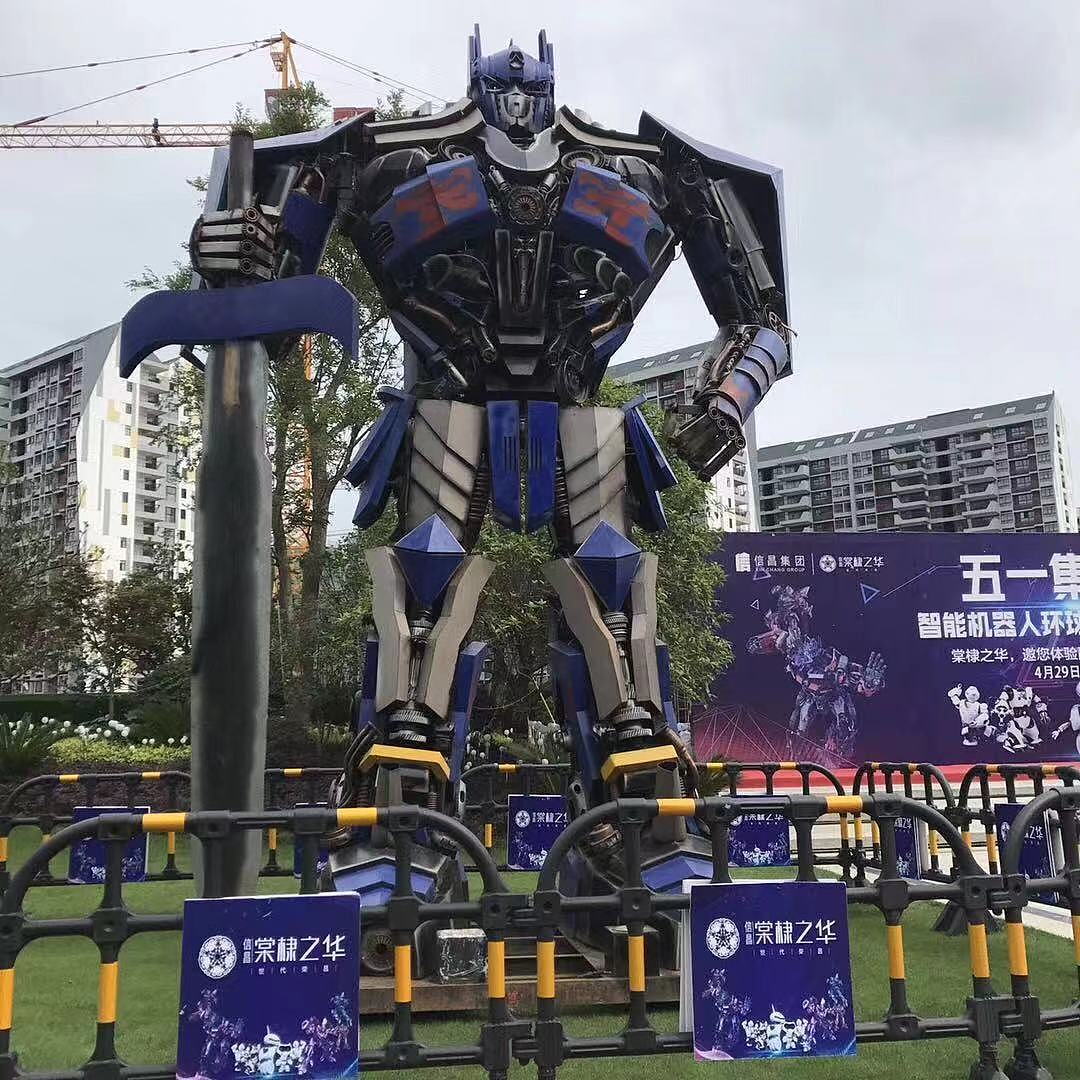 贵州大型铁艺变形金刚模型租赁定制厂家直销