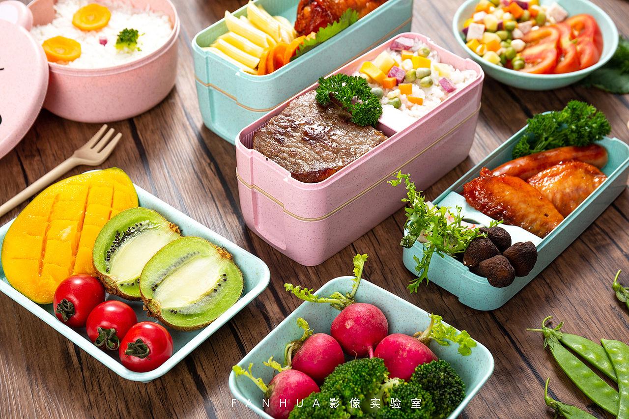 迷你餐盒（圖ZMTE3OTY1MTA0） - 產(chǎn)品攝影 - 站酷設計師FANHUA影像實驗室原創(chuàng)素材 - 站酷ZCOOL