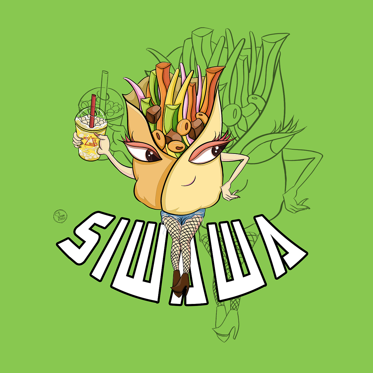 原创插画:贵阳美食系列一