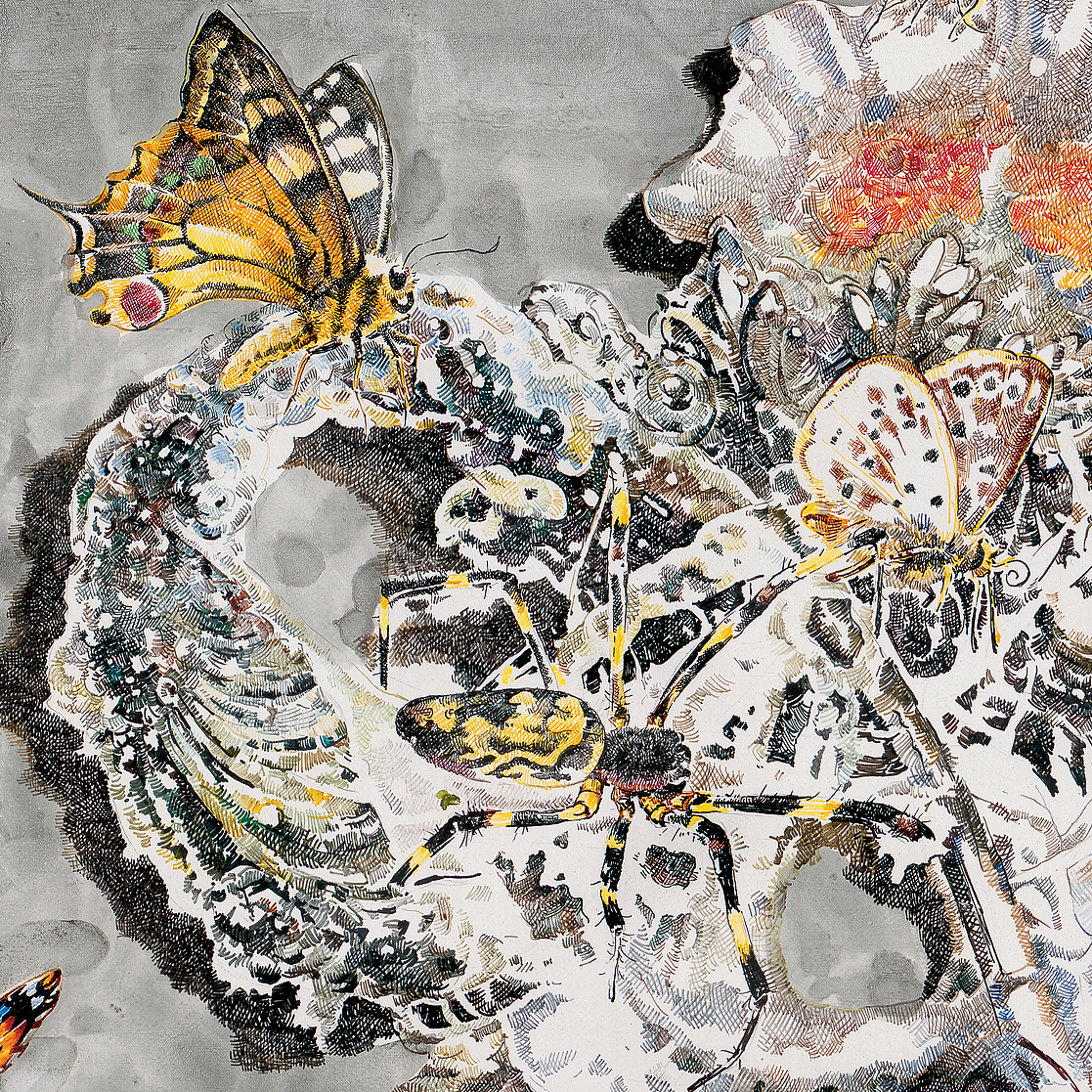 爱你,就像一团乱麻,剪不断,理还乱,是离愁;爱你,犹如飞蛾扑火,即便