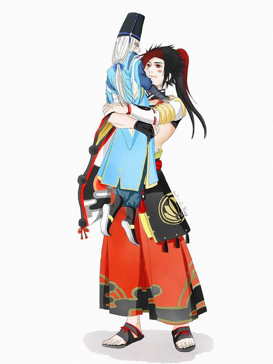 阴阳师安倍晴明和源博雅日常