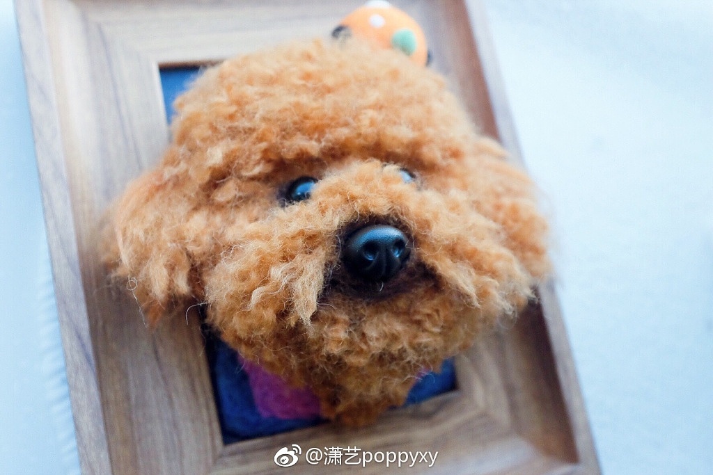 羊毛毡泰迪（图ZNzY1NjM4ODA=） - 其他手工艺 - 站酷设计师猫饭catfan原创素材 - 站酷ZCOOL