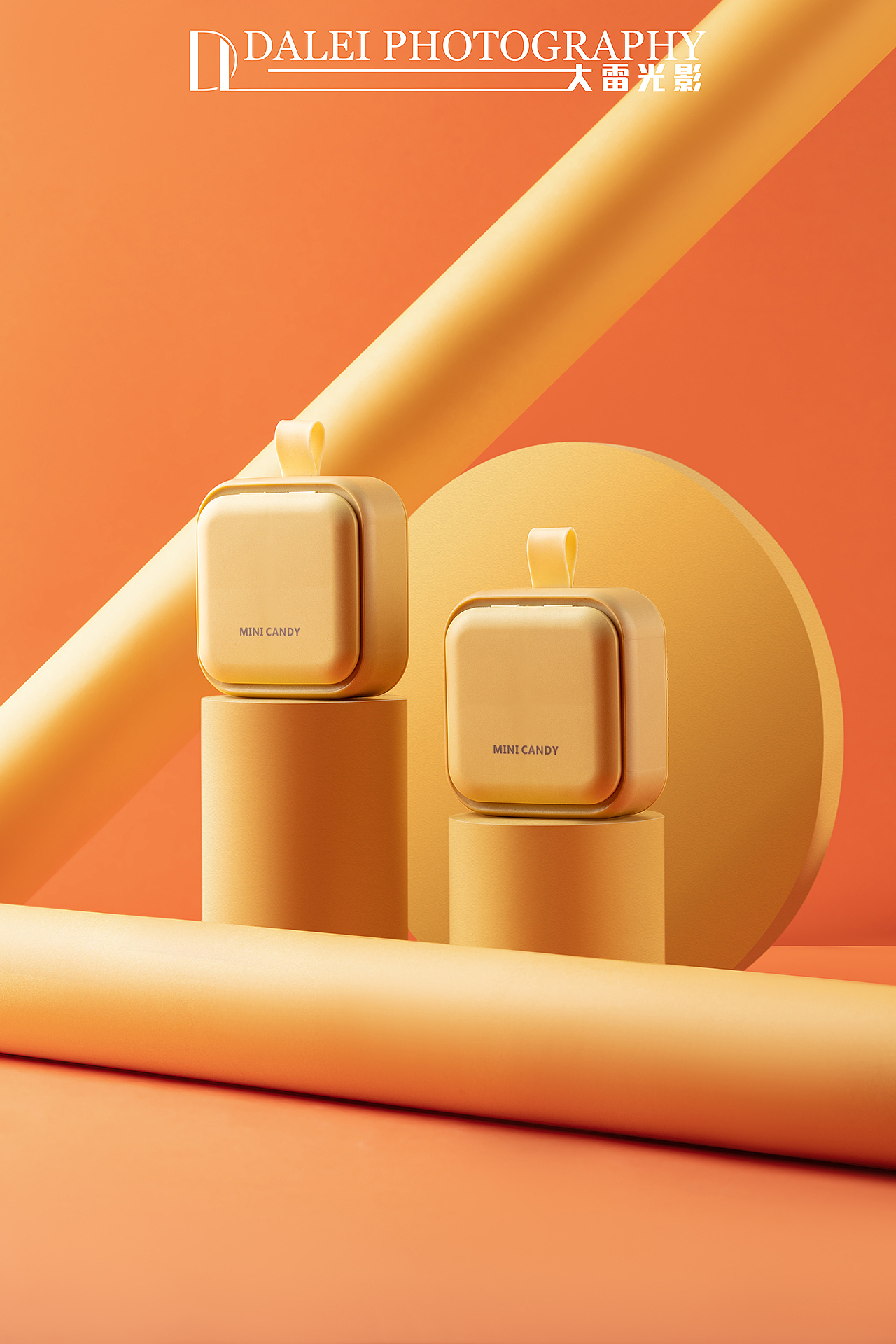 现代茶叶拍摄 极简几何高级感