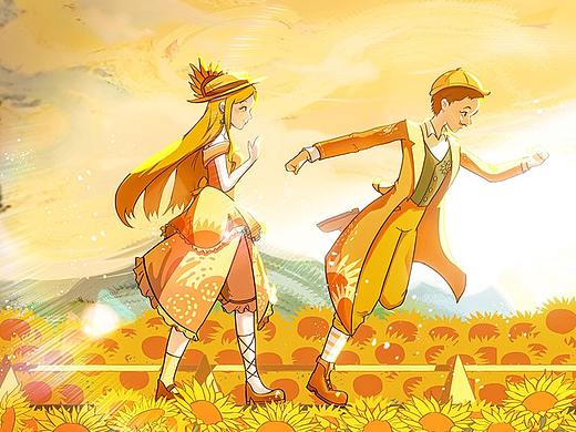 把世界名画穿在身上——《梵高的向日葵》