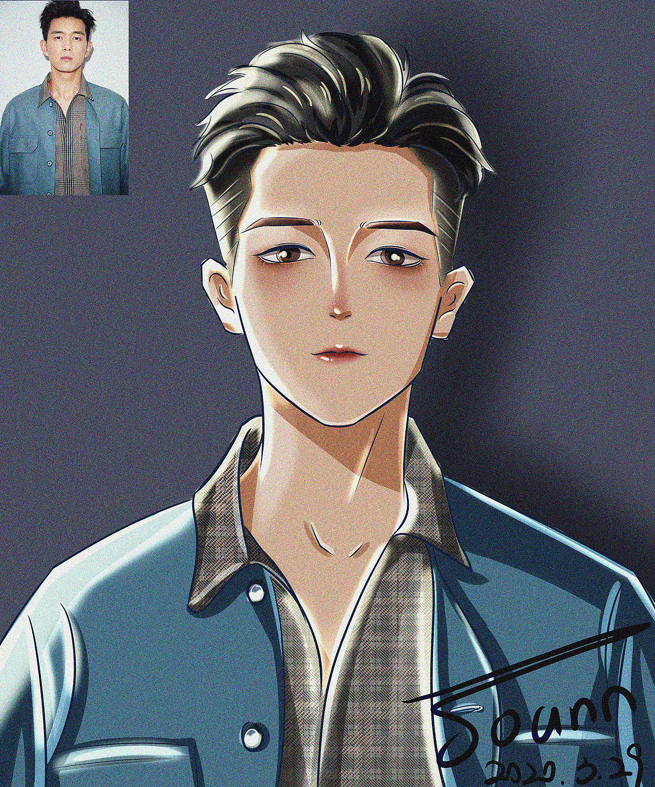 照片转手绘（图ZMjAyOTkxOTQw） - 绘画 - 站酷设计师嘟噜噜zoey原创素材 - 站酷ZCOOL