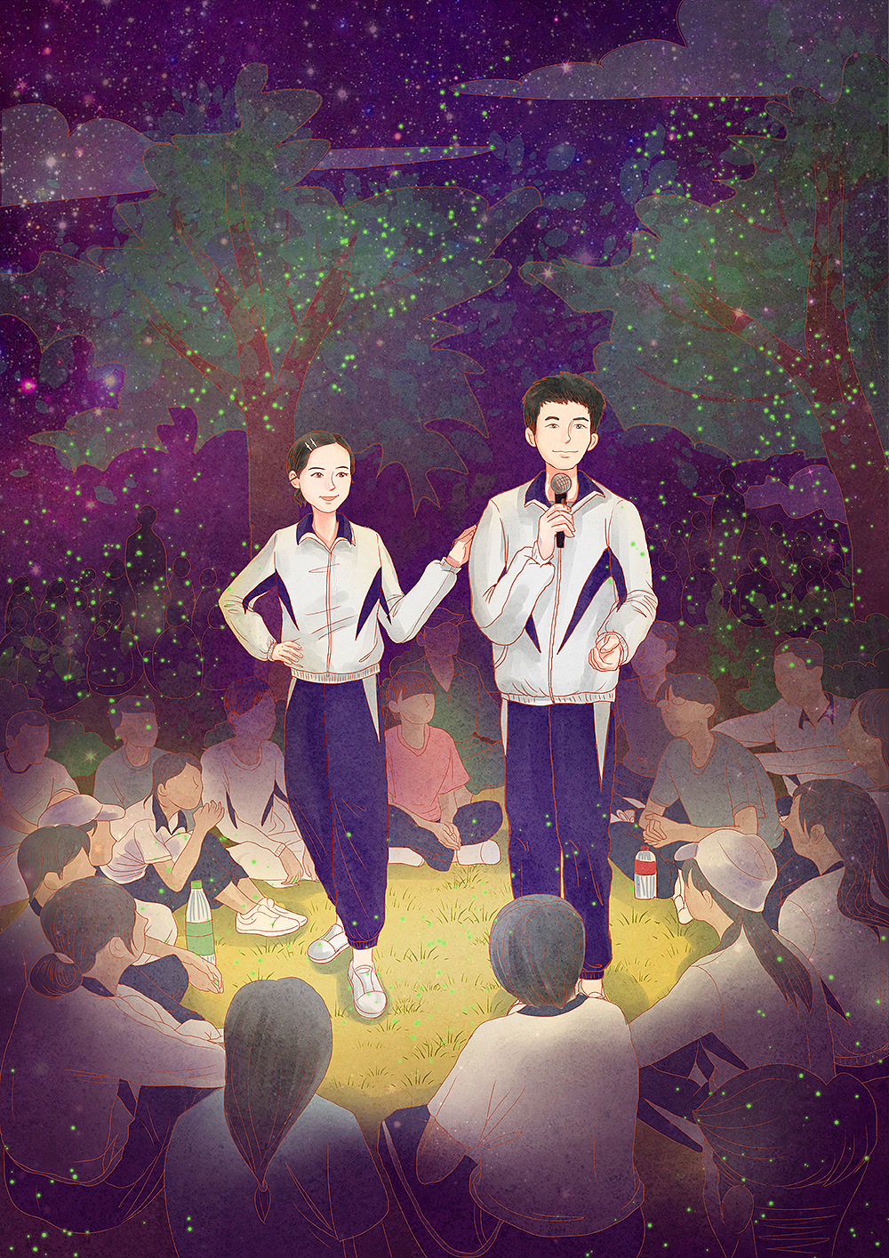 《婚礼插画》定制，那些年一起走过的岁月（图ZMTMyMzQ1MDAw） - 商业插画 - 站酷设计师猫与婵原创素材 - 站酷ZCOOL
