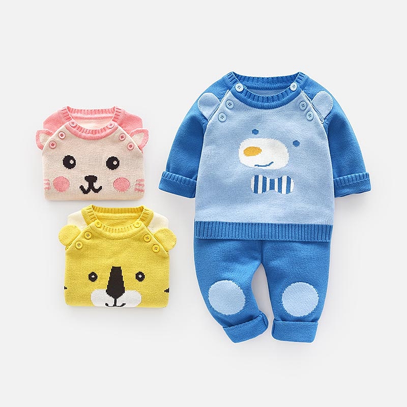 婴儿毛衣套装