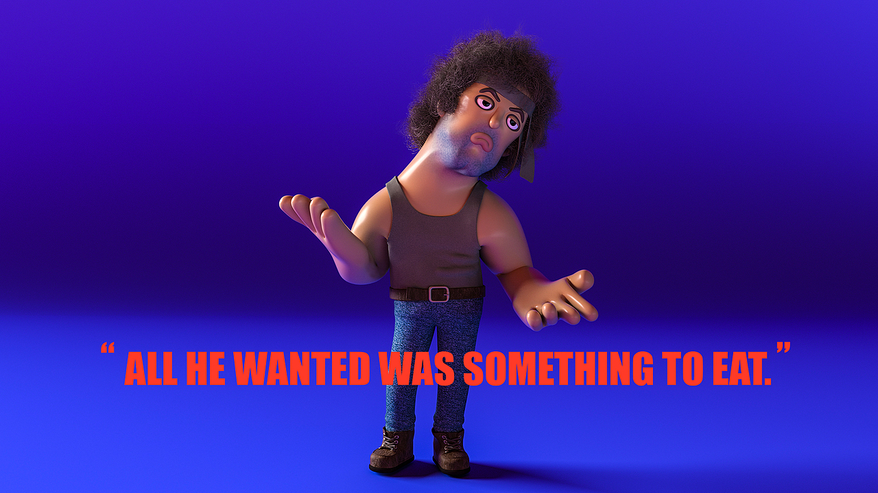 《第一滴血》RAMBO（图ZMjMyMjU3NDU2） - 人物/生物 - 站酷设计师2diamond9原创素材 - 站酷ZCOOL