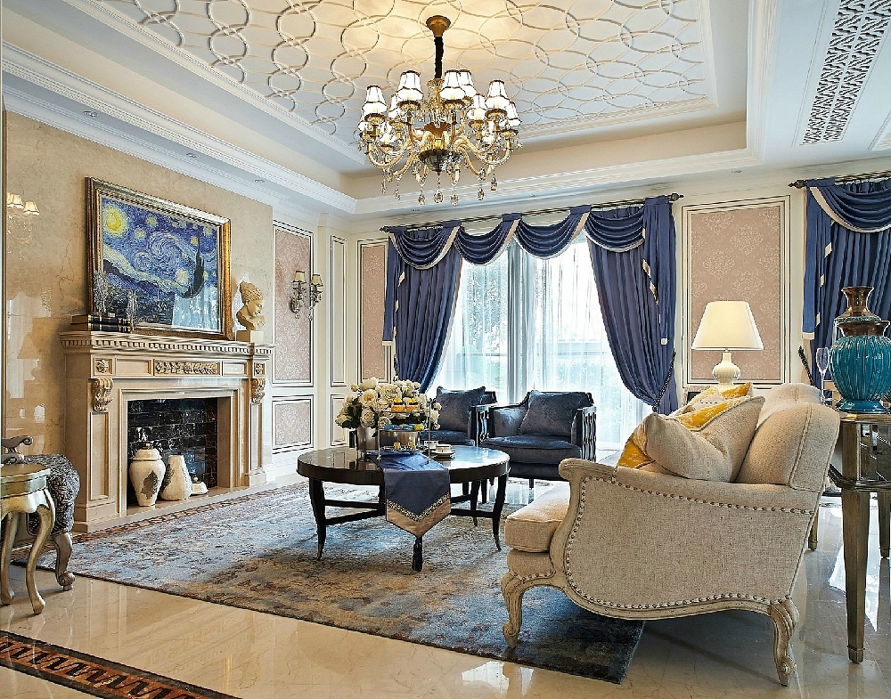 沈阳130平房子装修大概要多少钱—135㎡豪华欧式风格