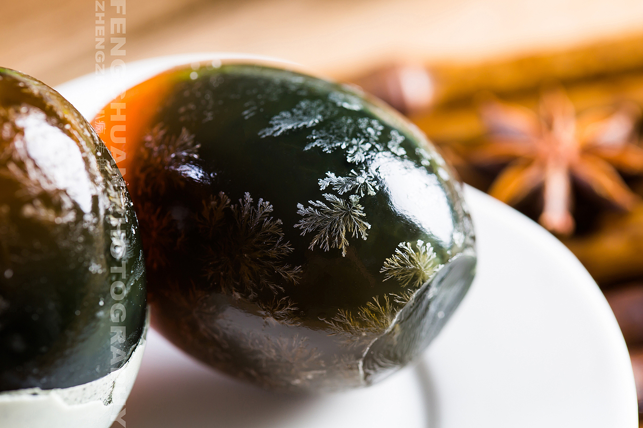 松花蛋 黑皮蛋拍摄 农产品摄影