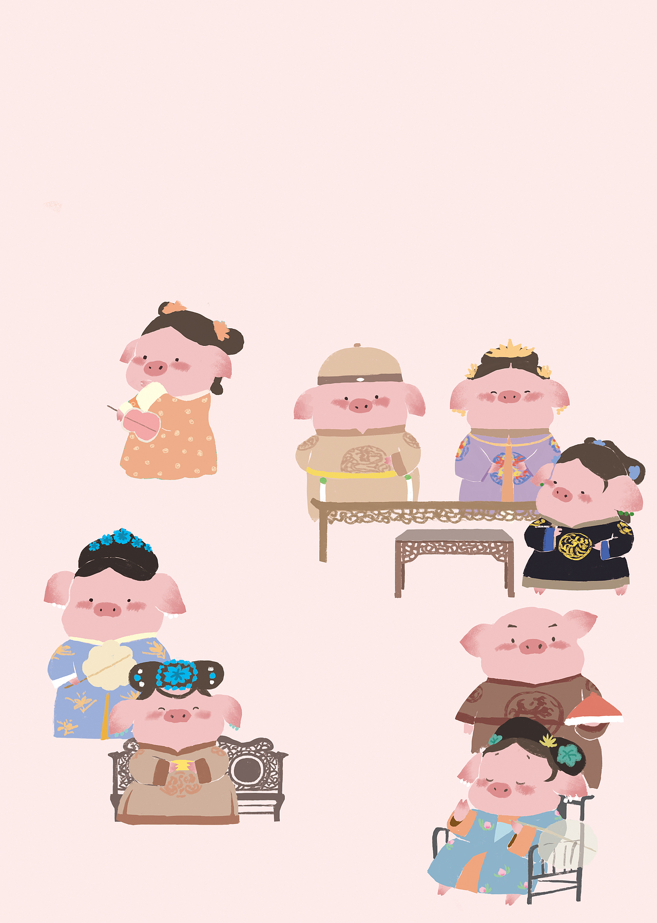 2018总结（图ZMTUxNDQ2Nzgw） - 商业插画 - 站酷设计师春羊原创素材 - 站酷ZCOOL