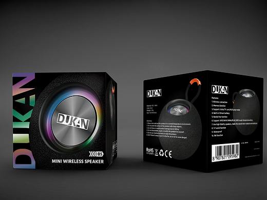 ©早目原创｜包装设计_蓝牙音响外盒