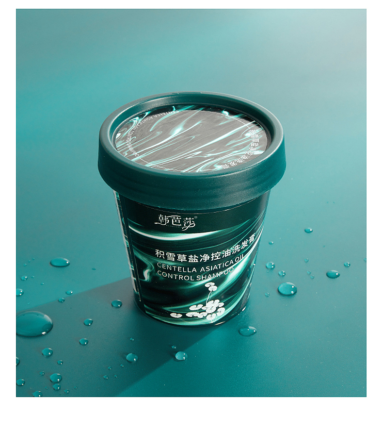 韩芭莎 积雪草盐净控油洗发膏