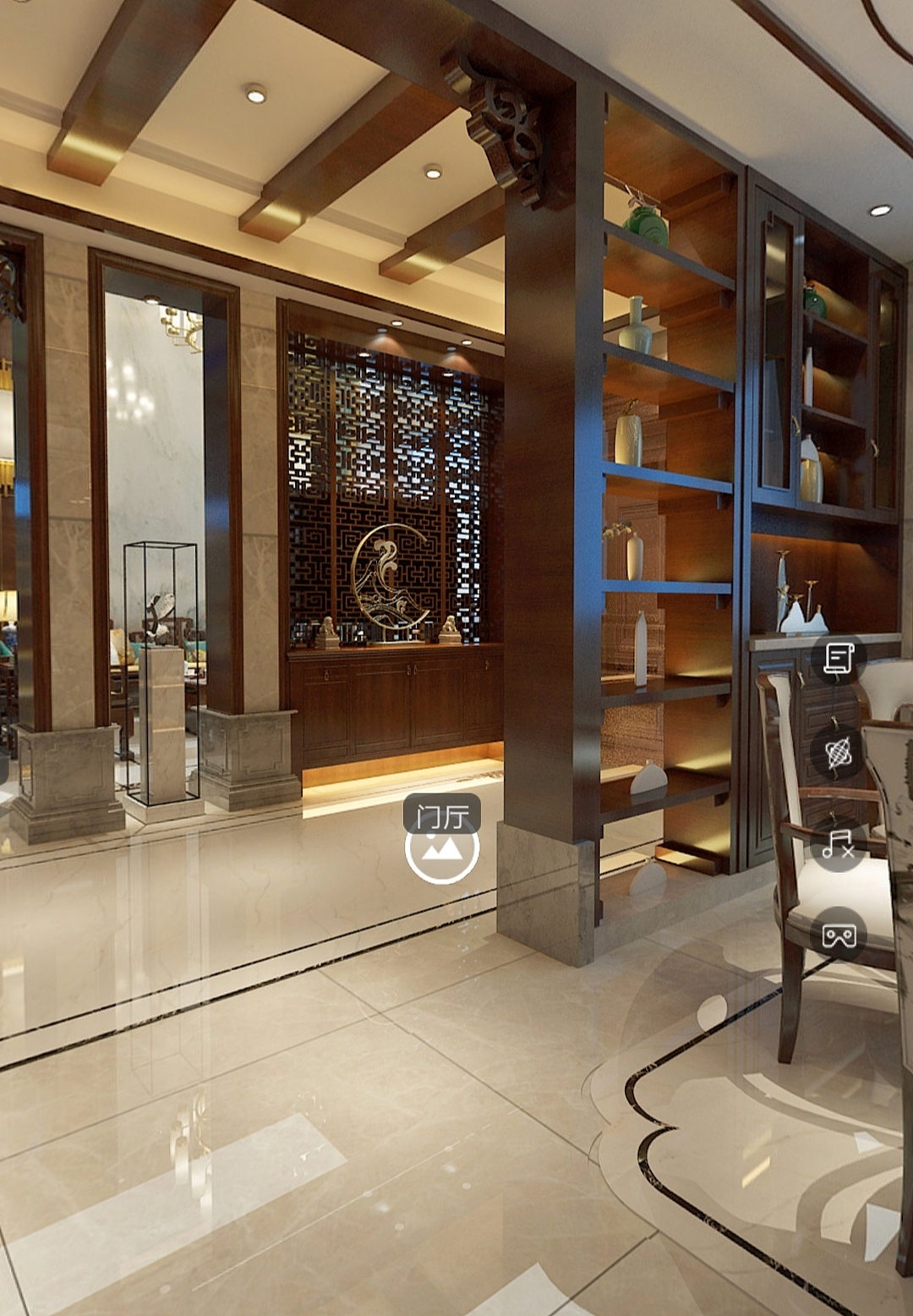 别墅新中式餐厅设计线象空间之禧上装饰全案#设计案例（图ZMzA0ODcyMDA0） - 家装设计 - 站酷设计师商业设计李俊杰原创素材 - 站酷ZCOOL