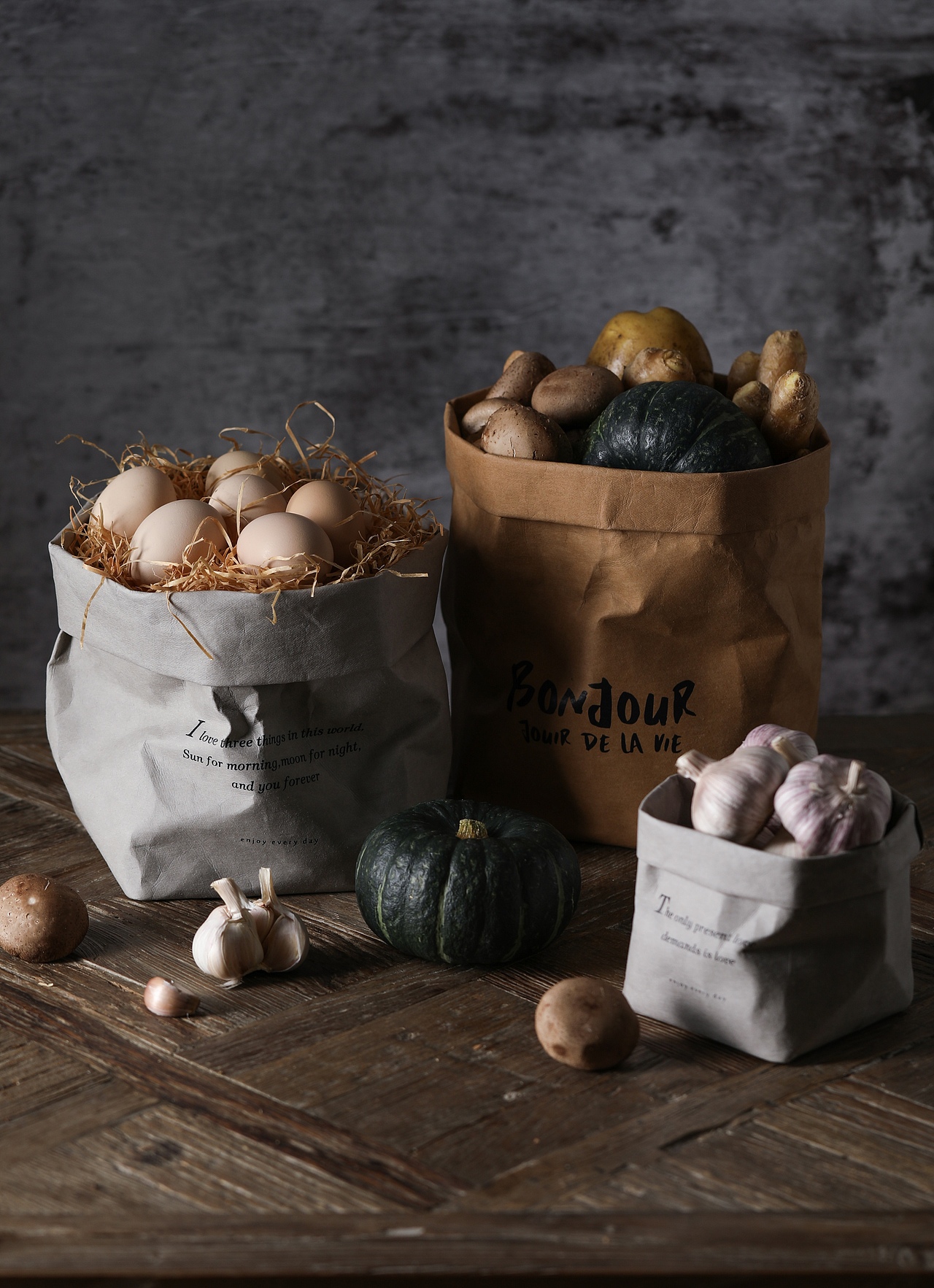 牛皮纸袋拍摄|焦糖猫