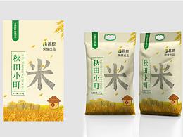 去年的大米包装设计