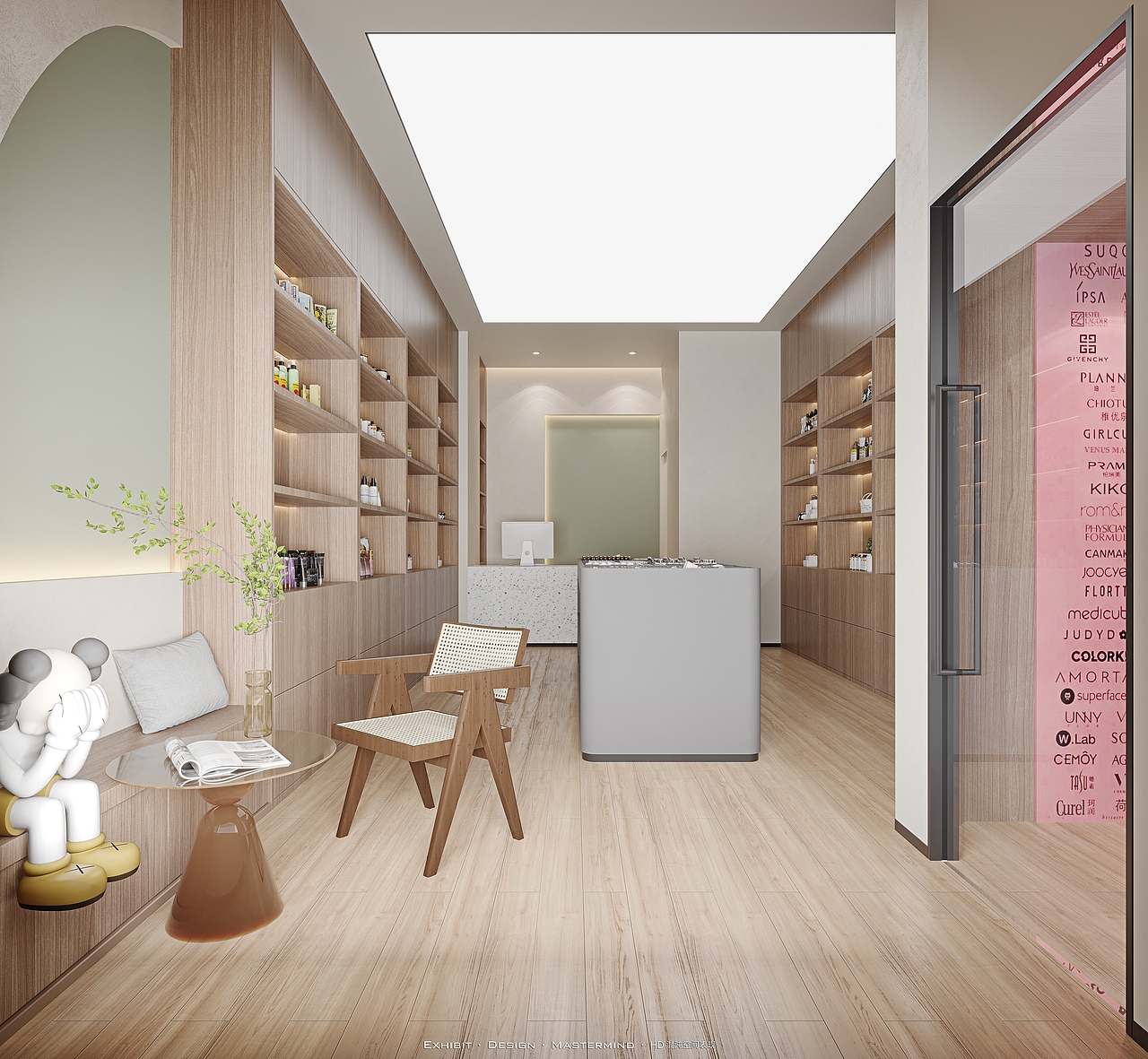 现代简约美妆店 ▏混沌空间