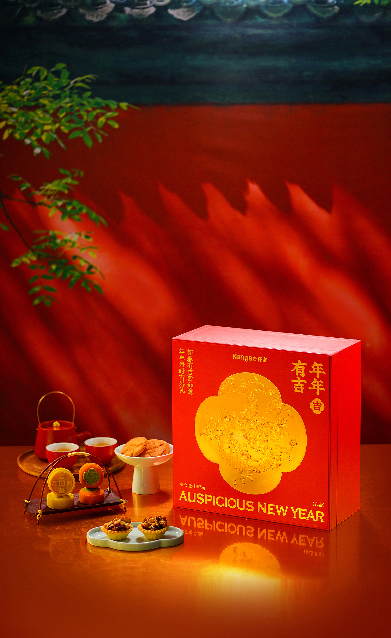 张贇×仟吉 | 吉时有礼包装插画