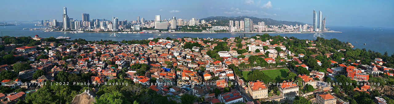 鼓浪屿的航拍（图ZMzE4MzkyMzE2） - 风光摄影 - 站酷设计师金钻子原创素材 - 站酷ZCOOL