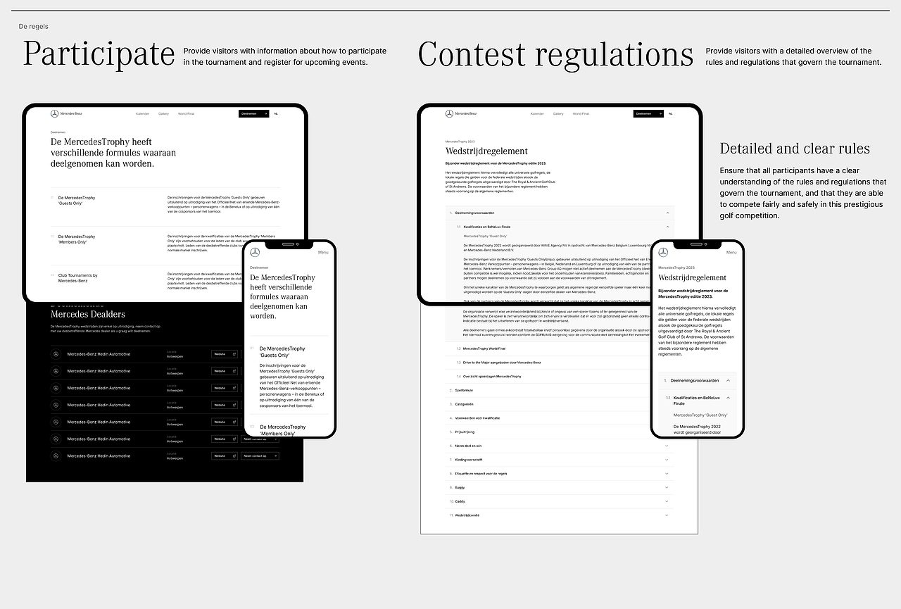 Mercedes Trophy-梅赛德斯杯高尔夫球赛网站改版升级