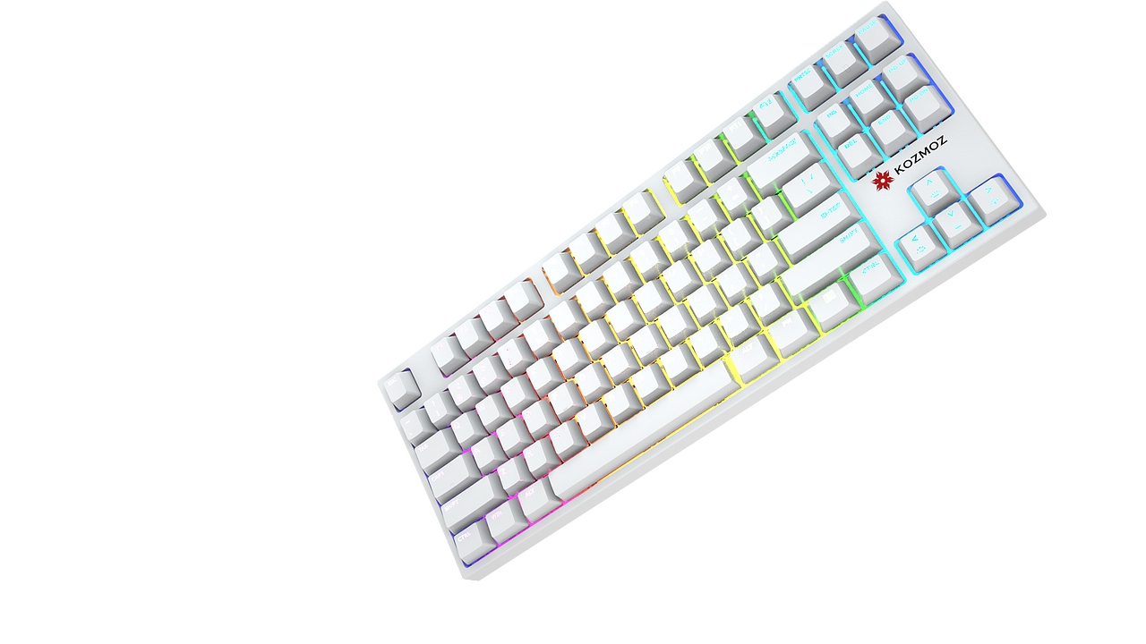 87机械键盘C4D渲染图