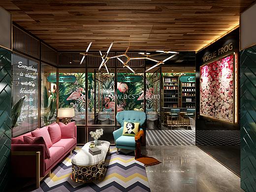 轻奢主义的优雅----蛙牛公社连锁主题餐厅设计