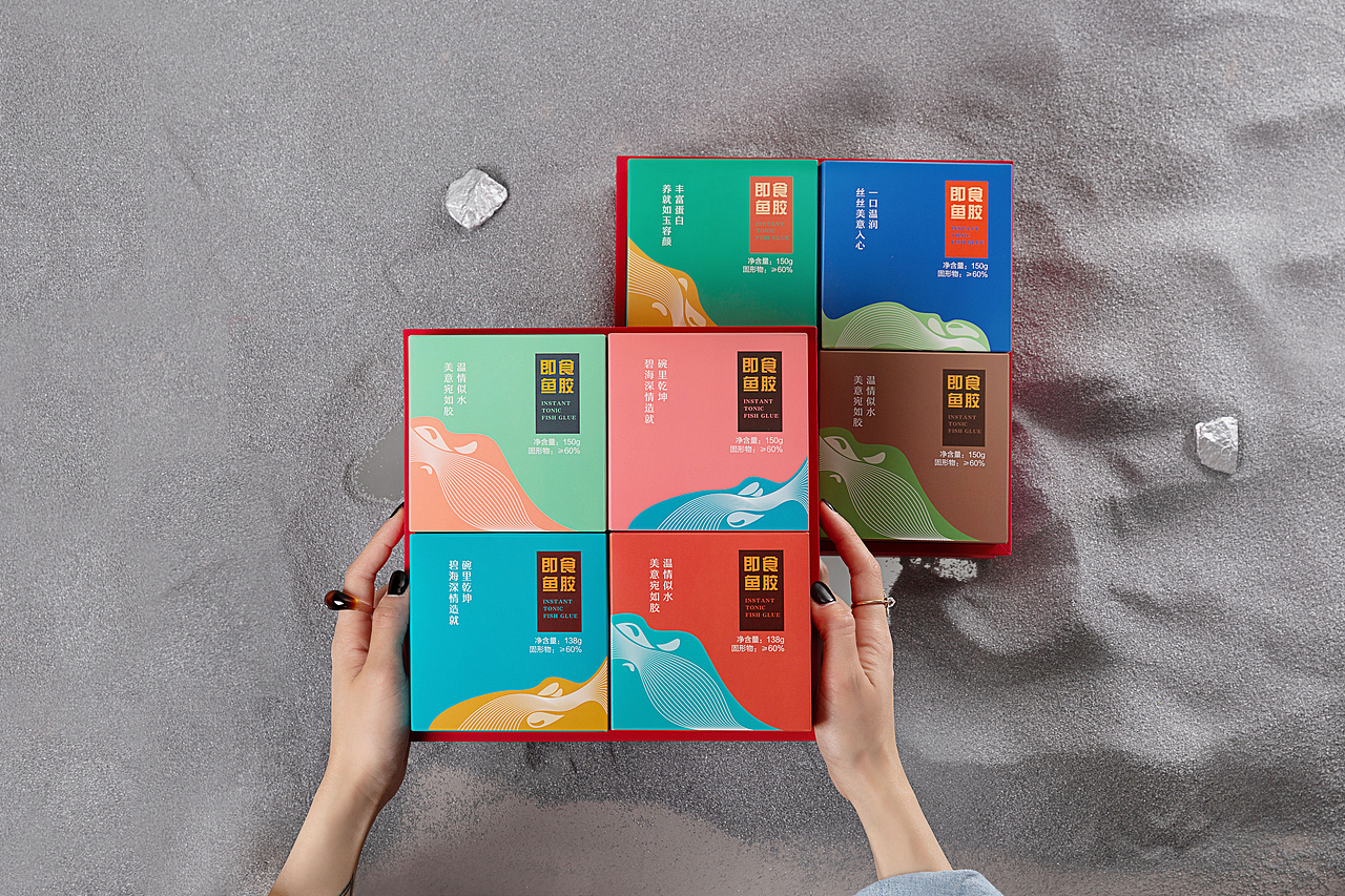 御官尚品即食鱼胶 礼盒包装设计 休闲滋补 礼品