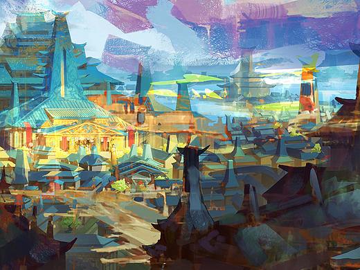 场景5（个人主页-ZNDEyMDk1NTY=） - 游戏原画 - 站酷设计师二七是只柴原创素材 - 站酷ZCOOL