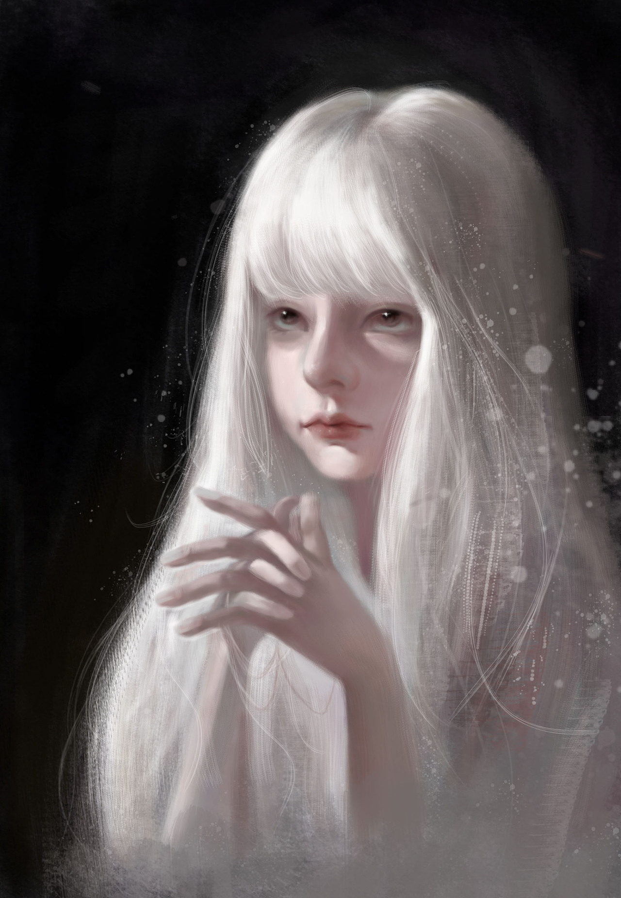 白发|纯艺术|绘画|美杜莎a - 原创作品 - 站酷 (zcool)