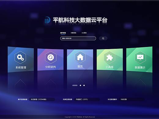 后台系统界面设计